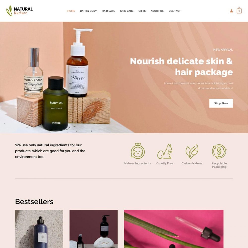 Beauty Products Store