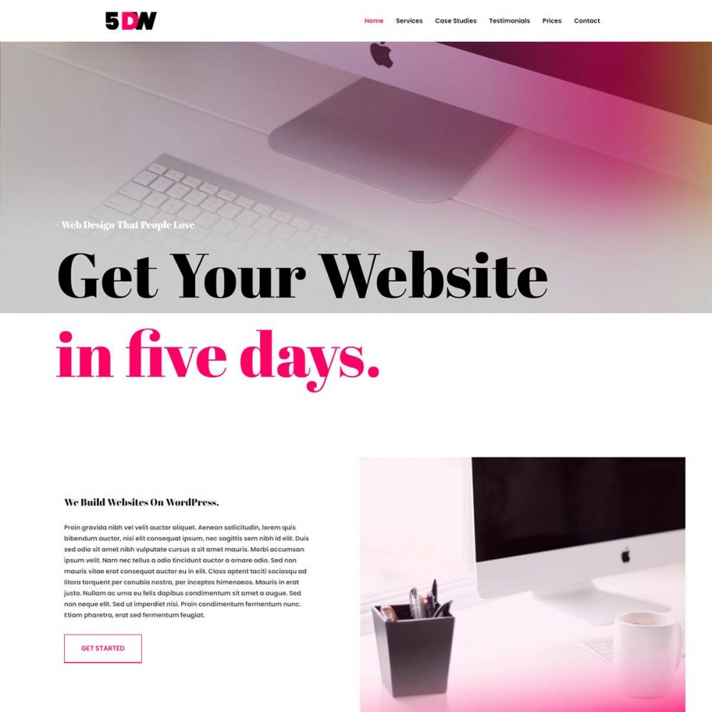 Five Days Website