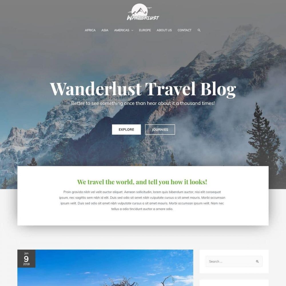 Wanderlust Travel Diary