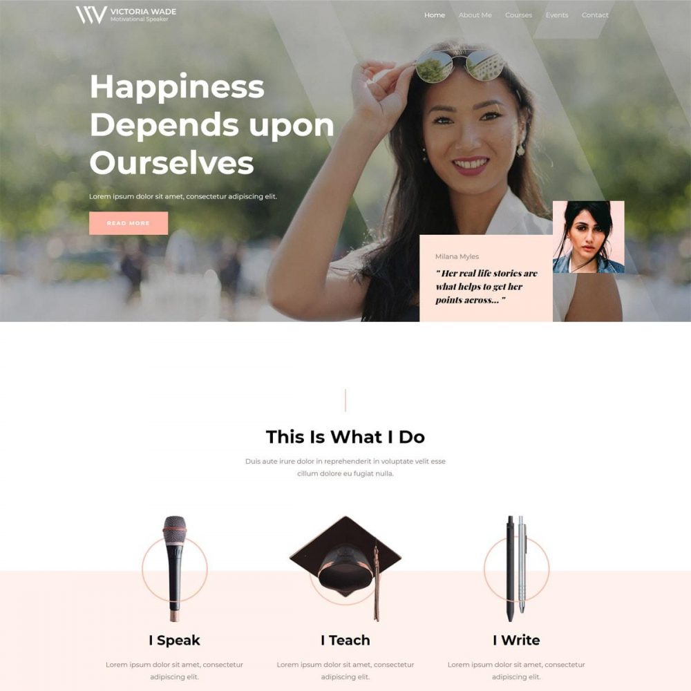 Inspirational Speaker